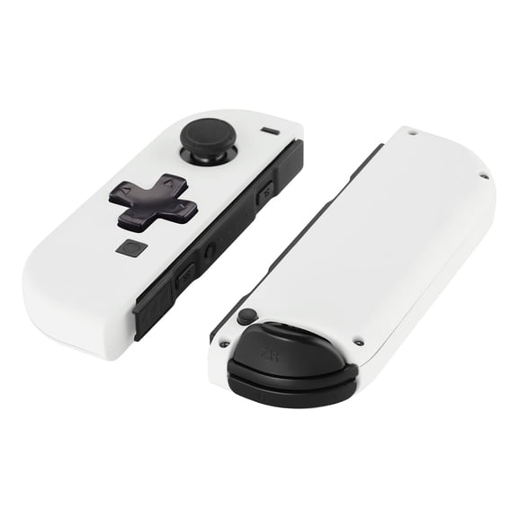 eXtremeRate White Replacement Housing w/Full Set Buttons Shell Case for Nintendo Switch/OLED Joycon