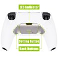 thumbnail image 1 of eXtremeRate White Rise 2.0 Remap Kit Upgrade Board Back Shell Buttons for PS5 Controller BDM-010/020, 1 of 5