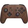 thumbnail image 1 of eXtremeRate Wood Grain Faceplate Backplate Handles for Nintendo Switch Pro Controller, Soft Touch Grip Replacement Housing Shell Cover Buttons for Nintendo Switch Pro - Controller NOT Included, 1 of 8