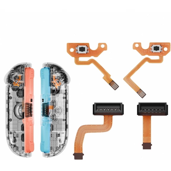 eXtremeRate ZL ZR Ribbon Cable Kit for Nintendo Switch 2 Joy-Con Tactile Switches & Charging Port FPC