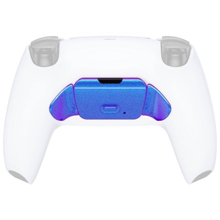 eXtremerate Chameleon Purple Blue Replacement K1 K2 Back Button Case for PS5 Controller BDM-010/020/030/040