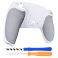 thumbnail image 1 of eXtremerate RISE & RISE4 Remap Kit White Performance Rubberized Grip Back Shell for PS5 Controller BDM-010/020/030/040, 1 of 10