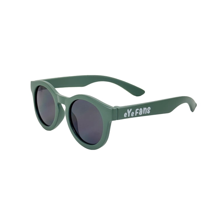 Retro Round Sunglasses with UV400 Protection Plastic Frame Round Retro Dark Black Plastic Frame Sky Blue Tint Lens  main image 2