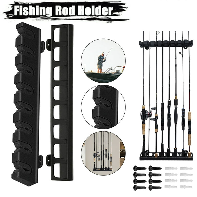 Ubersweet® Boat Fishing Rod Rack, Convenient to Use Lightweight and  Portable Durable to Use Corrosion Resistant Compact Size Fishing Rod Holder,  for Yacht Wall