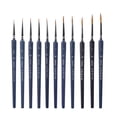 thumbnail image 1 of eZAKKA 10Pcs Detail Paint Brushes Set,Miniature Painting Brushes Kit Artist Supplies for Acrylic Watercolor Oil, 1 of 8