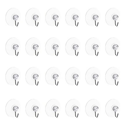 eZAKKA 24PCS Suction Cup Hooks