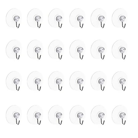 eZAKKA 24PCS Suction Cup Hooks