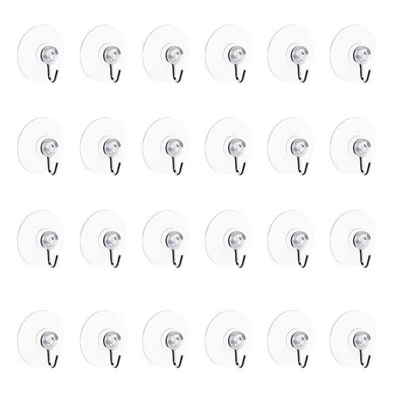 eZAKKA 24PCS Suction Cup Hooks
