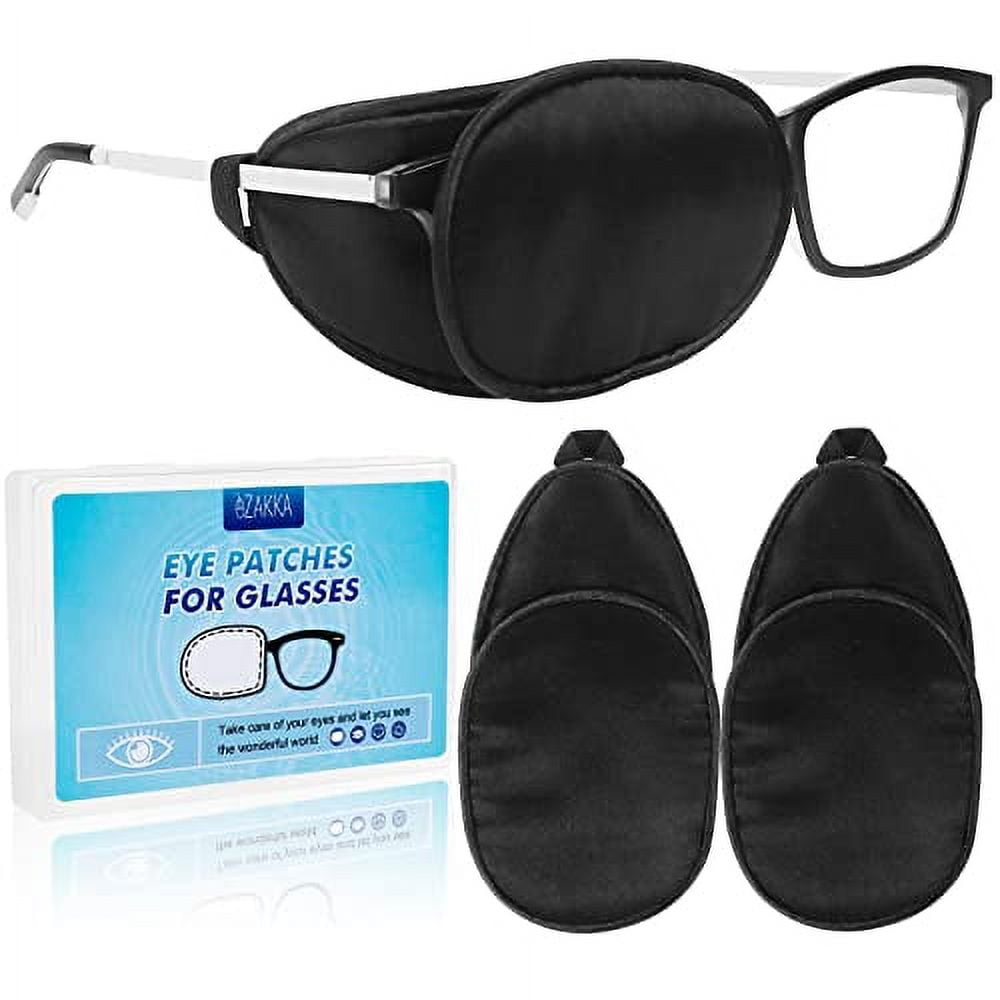 eZAKKA Eye Patches for Adults Kids, Eye Patch for Glasses, Medical Soft