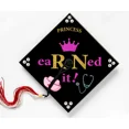 thumbnail image 1 of eaRNed it, Princess, Nursing School, Nursing Student, Graduation Cap Topper Decoration, Graduation Gift, 1 of 3