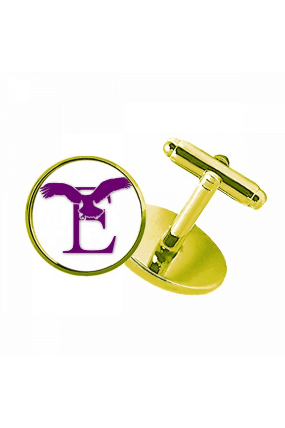 eagle fly stay branch art deco fashion studded business metal cufflinks en