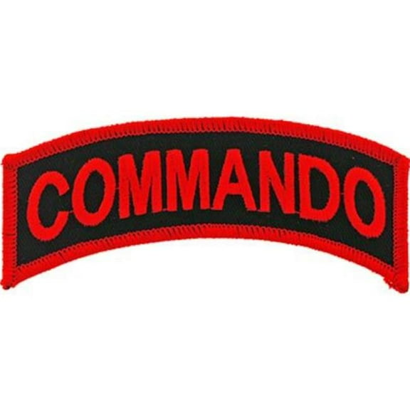 Eagle Emblems PM0217 Patch - Army, Tab, Commando - 4.5 x 1.38 in.