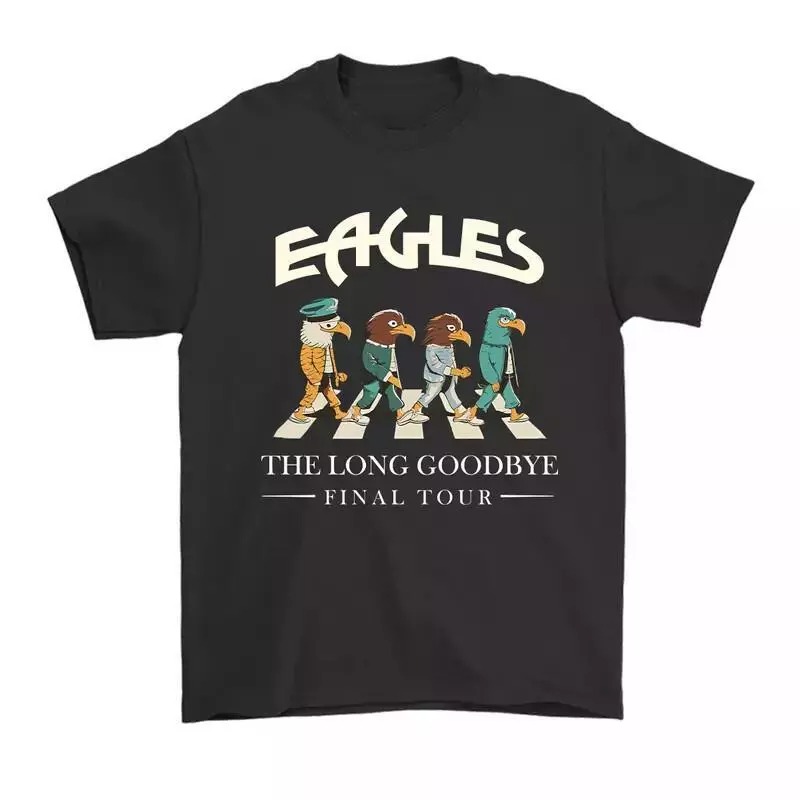 eagles band t shirt 80s rock music 2024 concert merch final tour