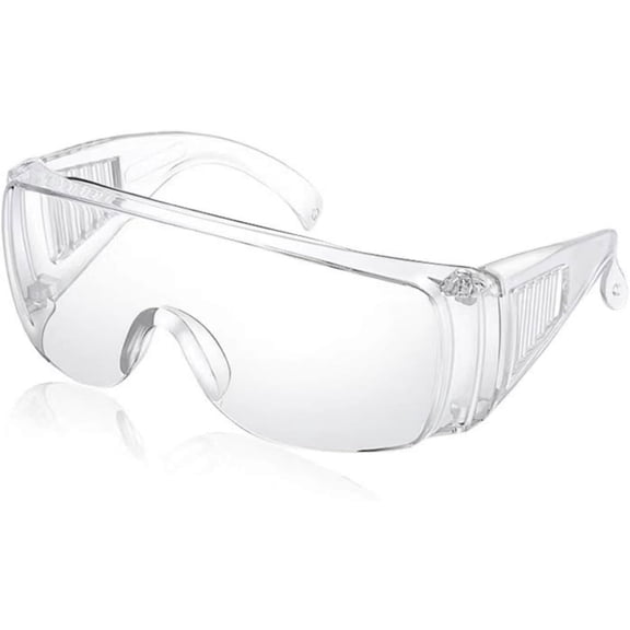 ear Safety Glasses Protective Goggles Protective Anti Fog Safety Glasses Lab Goggles Side Shields From Dust, Sand, Flying Debris for Home Kitchen Construction Laboratory Outdoor