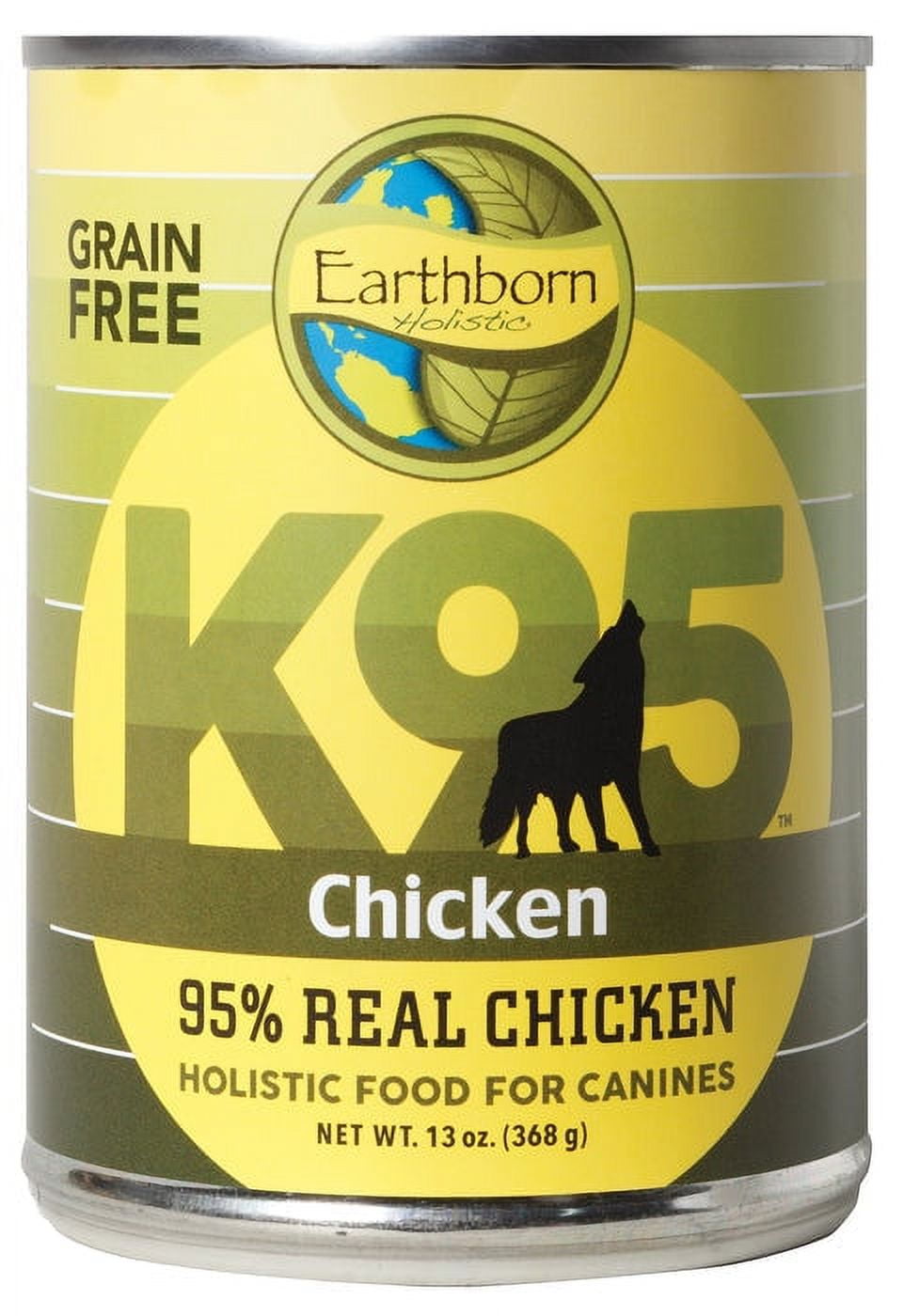 earthborn holistic k95 chicken recipe grainfree canned moist dog food