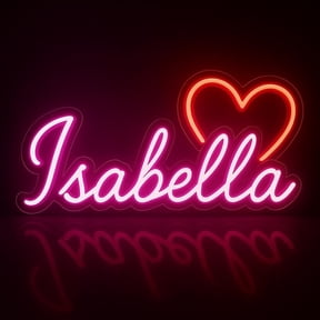 earthmaa Customized Name – Personalized Glow Sign for Bedroom & Business Light with Customized Name – Personalized Glow Sign Neon Sign for Bedroom & Business