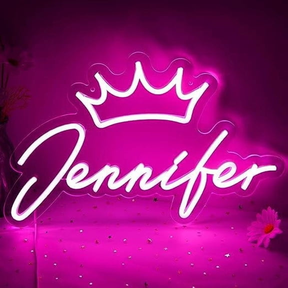 earthmaa Customized Name – Personalized Glow Sign for Bedroom & Business Light with Customized Name – Personalized Glow Sign Neon Sign for Bedroom & Business