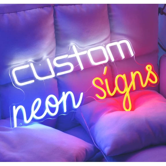 earthmaa Customized Name – Personalized Glow Sign for Bedroom & Business Light with Customized Name – Personalized Glow Sign Neon Sign for Bedroom & Business