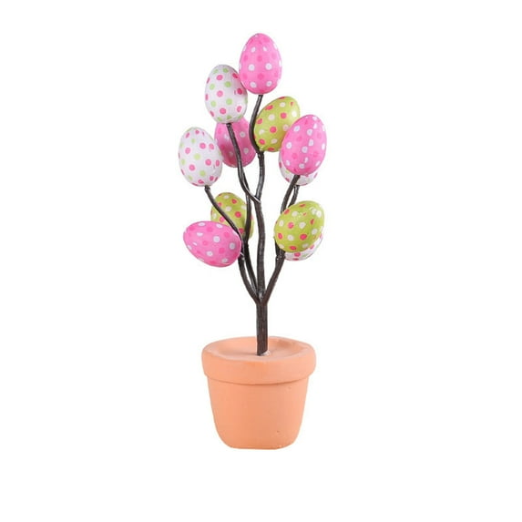 easter clearance 2024! easter eggs pot spots eggs flower pot outdoor courtyard easter decoration