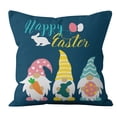 thumbnail image 1 of easter decoration Happy Easter Throw Pillow Covers 18x18 Easter Bunny Egg Spring Home Decor For Couch, 1 of 3