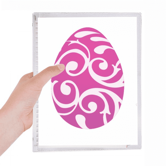 easter festival purple egg design notebook loose diary refillable journal statiry