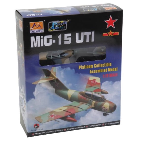 easy model 1:72 scale mig-15uti midget polish air force model kit