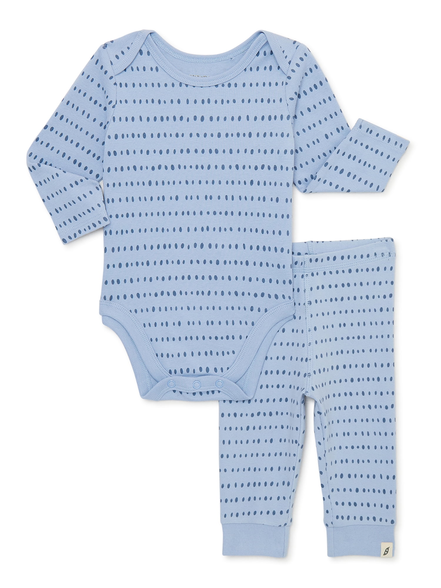 easy-peasy Baby Bodysuit and Jogger Pants Outfit Set, 2-Piece, Sizes 0/ ...