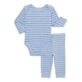 thumbnail image 1 of easy-peasy Baby Bodysuit and Jogger Pants Outfit Set, 2-Piece, Sizes 0/3-24 Months, 1 of 8