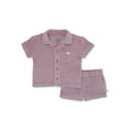 thumbnail image 1 of easy-peasy Baby Boy Terry Cloth Shirt and Shorts Set, 2-Pieces, Sizes 0-24M, 1 of 5