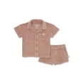 thumbnail image 1 of easy-peasy Baby Boy Terry Cloth Shirt and Shorts Set, 2-Pieces, Sizes 0-24M, 1 of 4