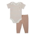 thumbnail image 1 of easy-peasy Baby Girls Bodysuit and Legging Outfit Set, 2-Piece, Sizes 0-24 Months, 1 of 4