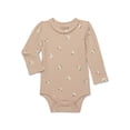 thumbnail image 1 of easy-peasy Baby Holiday Long Sleeve Print Pointelle Bodysuit, Sizes 0-24 Months, 1 of 4