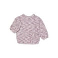 thumbnail image 1 of easy-peasy Baby Long Sleeve Hacci Side Pocket Sweatshirt, Sizes 0-24 Months, 1 of 4