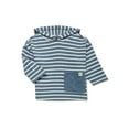 thumbnail image 1 of easy-peasy Baby Long Sleeve Stripe Hacci Hoodie, Sizes 0/3-24 Months, 1 of 5