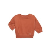 easy-peasy Baby Long Sleeve Sweatshirt, Sizes 0-24 Months