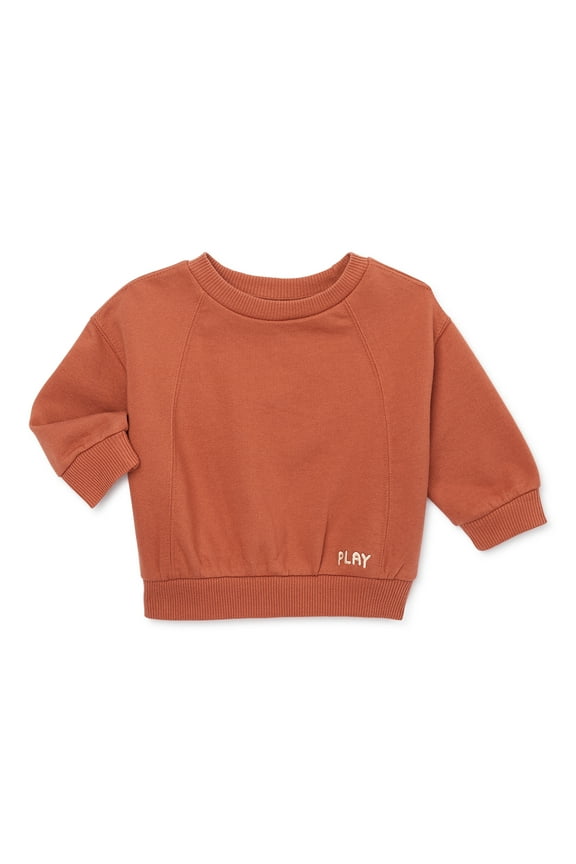 Baby Long Sleeve Sweatshirt, Sizes 0-24 Months