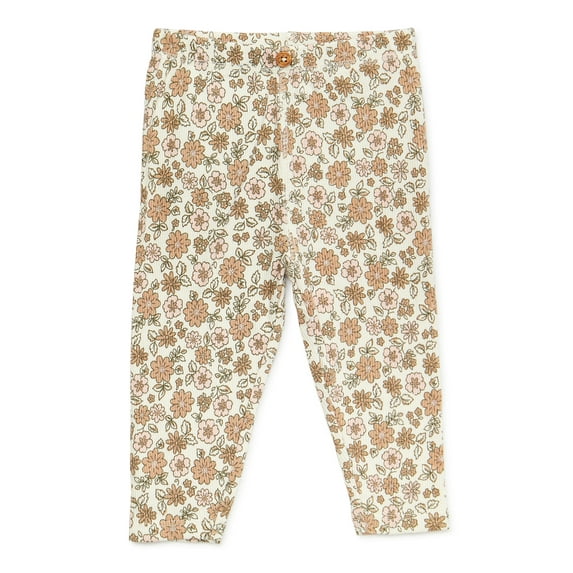 easy-peasy Baby Organic Print Leggings, Sizes 0-24 Months