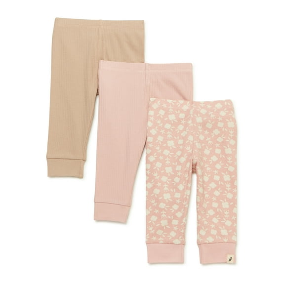 easy-peasy Baby Pull-On Jogger Pants, 3-Pack, Sizes 0/3-24 Months