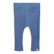 easy-peasy Baby Ribbed Front Pocket Pants, Sizes 0-24 Months