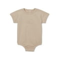 thumbnail image 1 of easy-peasy Baby Short Sleeve French Terry Solid Bodysuit, Sizes 0-24 Months, 1 of 5