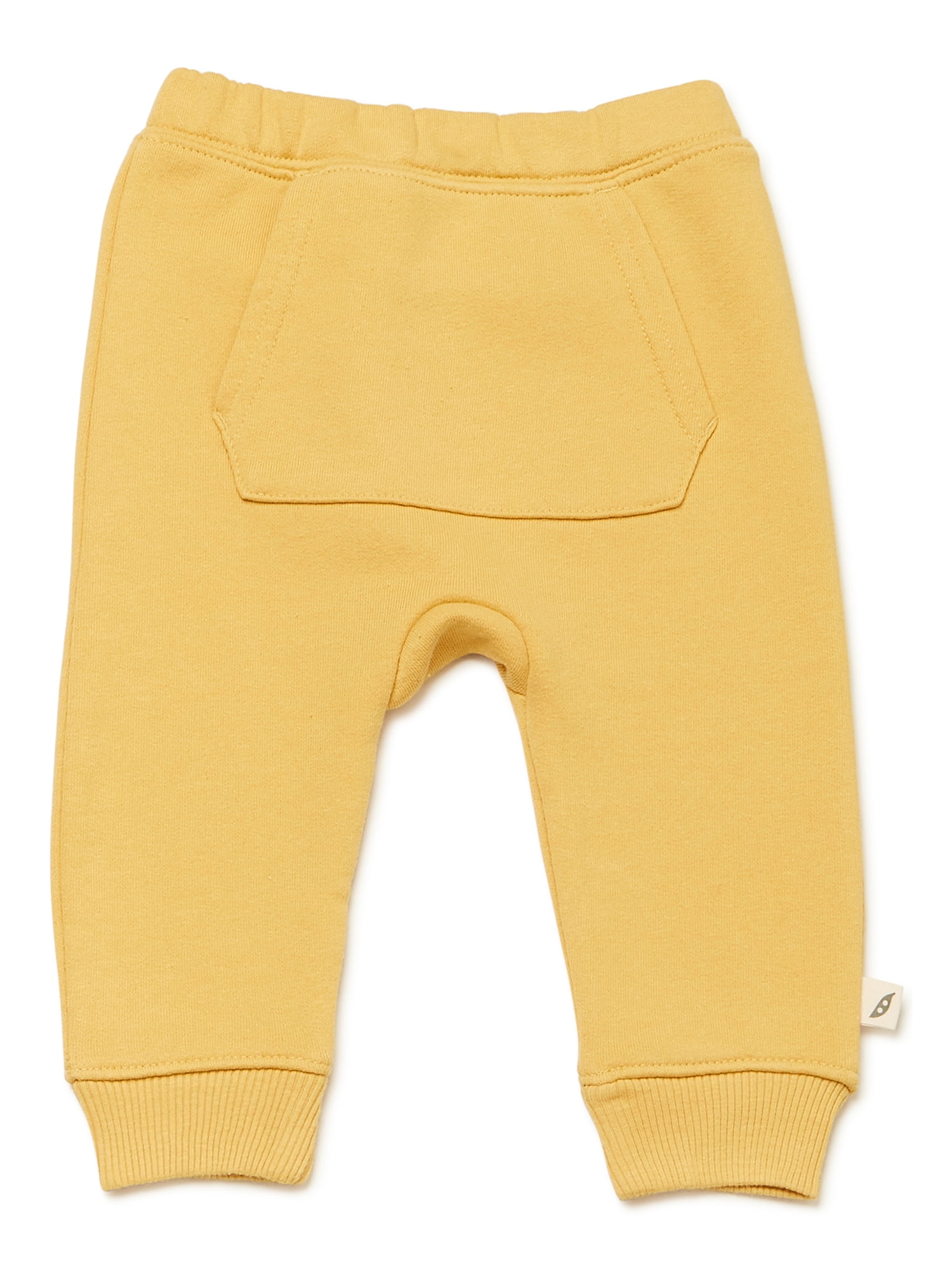 easy peasy Baby Solid Kangaroo Pocket French Terry Jogger Sizes 0 3 24 Months Walmart
