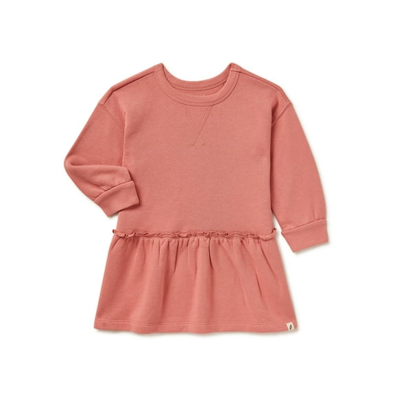 easy-peasy Baby and Toddler Girls' Sweatshirt Dress, Sizes 12 Months-5T
