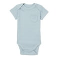 thumbnail image 1 of easy-peasy SOFTSEAMS Baby Short Sleeve Solid Bodysuit, Sizes 0-24 Months, 1 of 5