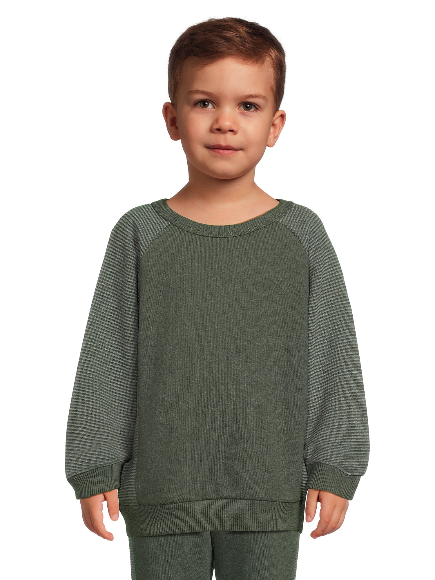 easy-peasy Toddler Boy Long Sleeve Crewneck Sweatshirt, Sizes 12 Months ...