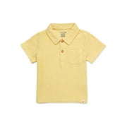 easy-peasy Toddler Boy Terry Short Sleeve Polo, Sizes 12M-5T