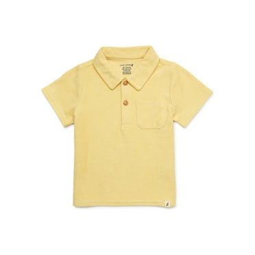 easy-peasy Toddler Boy Terry Short Sleeve Polo, Sizes 12M-5T