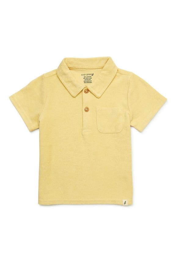 Toddler Boy Terry Short Sleeve Polo, Sizes 12M-5T