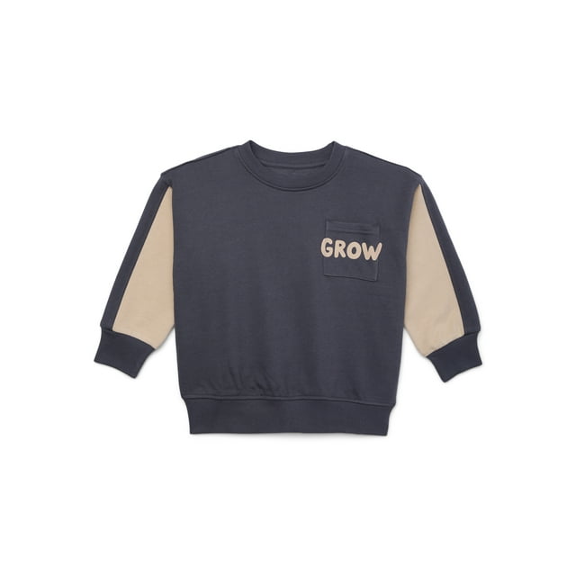 easy-peasy Toddler Boy Frech Terry Sweatshirt, Sizes Sizes 18M-5T