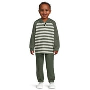 easy-peasy Toddler Boys' Hacci Knit Hoodie and Jogger Pants Set, 2-Piece, Sizes 12M-5T