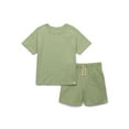 thumbnail image 1 of easy-peasy Toddler Boys Short Sleeve Tee & Shorts Outfit Set, 2-Piece, Sizes 18M-5T, 1 of 3